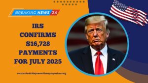 IRS Confirms $16,728 Payments For July 2025 – See If You Qualify For This Major Benefit