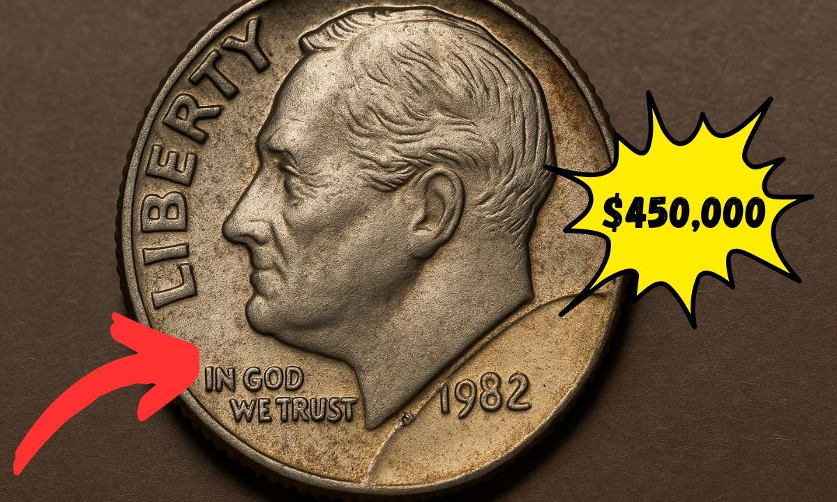 1982 Misprinted Roosevelt Dime Ignites Intense Bidding War, Sells for $450,000